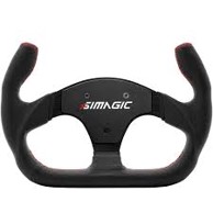 SIMAGIC Volan P-325C, 325mm, koža, izrezani dizajn, kompatibilan s QR70, aluminijska konstrukcija