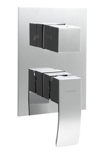 SAPHO Ugradbena tuš miješalica Ginko, 3 izlaza, krom