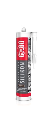 CX80 CX80 silikonski neutralni brtvilo za fuge kuhinje i kupaonice, smeđa, 300 ml