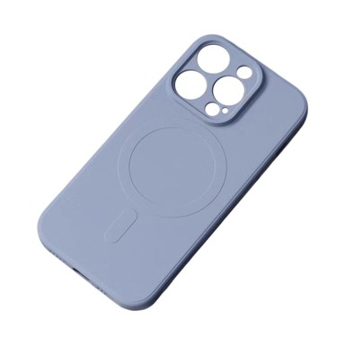 MG Maskica za iPhone 15 Plus, Silicone MagSafe, siva