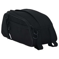Torba za bicikl za nosač, 8 L, crna, 38x16x16 cm