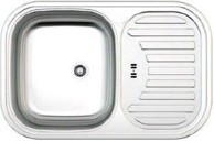 SINK SOLUTION Sudoper A Line 73x48 cm, lux 1x, inox