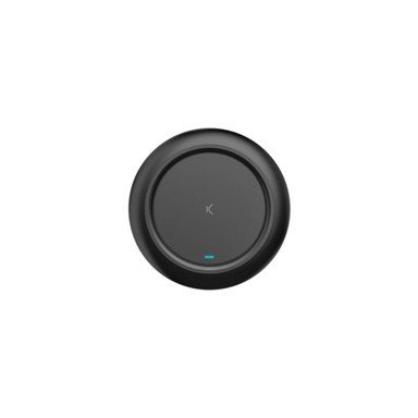 KSIX Punjač, USB-C na USB-C, 15W, crni, bežični