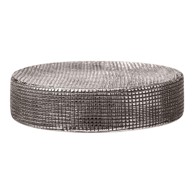 WENKO Keramička posuda za sapun u srebrnoj boji Rivara 