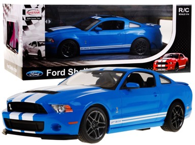 RASTAR Licencirani auto Ford Shelby Mustang GT500 Blue na daljinsko upravljanje, 1:14, plavi