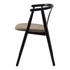 UNIQUE FURNITURE Crna/bež blagovaonska stolica Relate