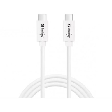 SANDERG USB-C kabel, 1 m, crni (USB 3.1 Gen 2, 100W)