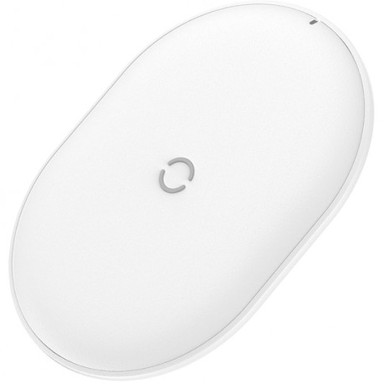 BASEUS Cobble 15W, Qi Wireless Charger, bijeli