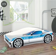 ACMA Dječji krevet Auto, 180×80 cm, motiv vojska