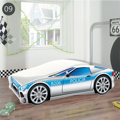 ACMA Dječji krevet Auto, 180×80 cm, motiv vojska