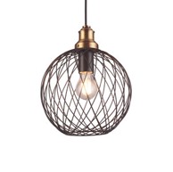 Viseća svjetiljka Viela, 25 cm, E27, IP20, crna