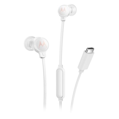 MOTOROLA Slušalice EARBUDS3CSWHITE, žičane, in-ear, USB-C, bijele