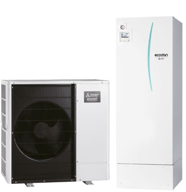 MITSUBISHI ELECTRIC Dizalica topline, Zubadan PUD-SHWM80VAA/ERST20D-VM2D, 6 kW