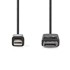NEDIS Mini DisplayPort na DisplayPort kabel, 2 m, crna