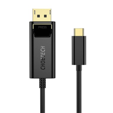 CHOETECH Kabel XCP-1801BK, USB-C na Display Port, 4K, 1.8m