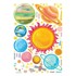 AMBIANCE Set zidnih naljepnica Solar System Planets
