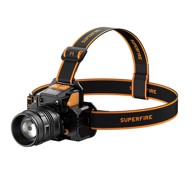 SUPERFIRE Naglavna svjetiljka HL58, 350lm, USB