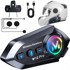VERKGROUP Baterijski LED RGB Y12 Pro bluetooth motociklistički radio interfon