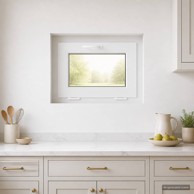 RISOR podrumski prozor PVC 50 x 40 cm, bijeli iznutra