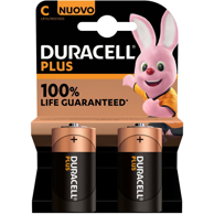 DURACELL Baterija Plus 100 C, alkalna