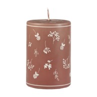 UNIPAR Smeđa svijeća Fleur, 30 h