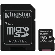 KINGSTON Memorijska kartica Canvas Select Plus Micro SDCS2/64GB, SDXC 64GB, Class 10 UHS-I, adapter