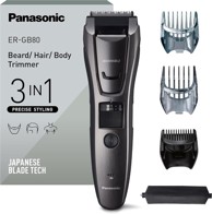 PANASONIC trimer za bradu, kosu i tijelo ER-GB80, vodootporni, 39 duljina
