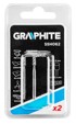 GRAPHITE HSS Cilindrično glodalo, drška 3 mm, 2 kom.