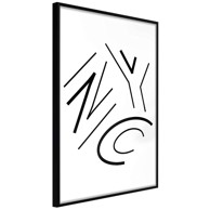 Poster Three Letters 40x60