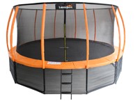 LEAN SPORT Trampolin, 12 FT, crno-narančasti