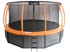 LEAN SPORT Trampolin, 12 FT, crno-narančasti