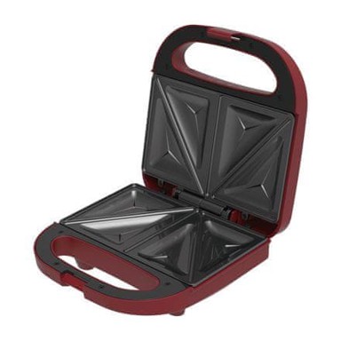 BERGNER Aparat za sendviče, BG-51043-RD, 750 W, crvena