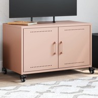 TV ormarić 68x39x43,5 cm, čelik, ružičasti