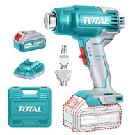 TOTAL One-Stop Tools akumulatorski pištolj za vrući zrak 20 V s baterijom, punjačem i koferom (TBLI20025)