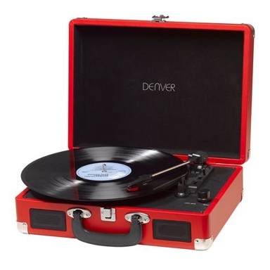 DENVER Gramofon VPL-120, crveni