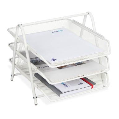 NORTHIX Metalni stolni organizator dokumenata s 3 A4 ladice
