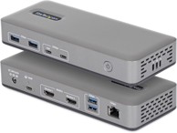 STARTECH Priključna stanica, USB-C, dvostruki 4K HDMI, 100 W punjenje, 1 GbE, MST, bez upravljačkih programa
