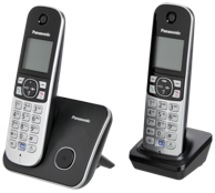 PANASONIC Bežični telefon KX-TG6812GB, crni