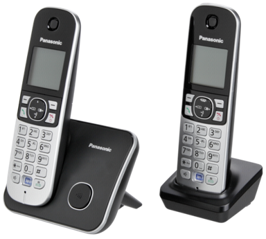PANASONIC Bežični telefon KX-TG6812GB, crni