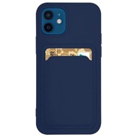 HURTEL Maskica Card Case silikonska za Xiaomi Redmi Note 10 / 10S / Poco M5s, navy blue