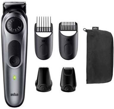 BRAUN Aparat za šišanje/trimer BT 5440 +5 nastavaka, kosa, brada, sivi