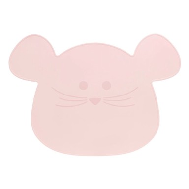 LASSIG Silikonski podložak Little Chums Mouse, rozi