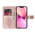 MEZZO Torbica Book Case Mandala, preklopna, za Xiaomi Redmi A5 4G, rose gold
