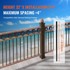 VEVOR Metalni balusteri za stepenice YX-32in-101, 19x19x810 mm, crni