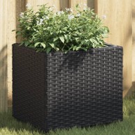 Vrtna sadilica crna 36 x 30 x 32 cm od poliratana