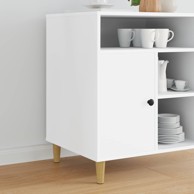 Noga za namještaj, smeđa, Ø44 x 100 mm, 2 kom
