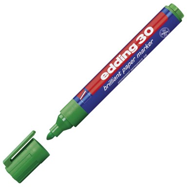 EDDING Marker 30 briljant za papir 1,5-3mm, zelena