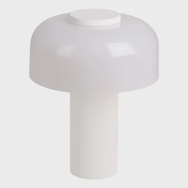 Stolna lampa Ponente, LED 2,25W, na dodir, dim bijela, aku bat., bijela