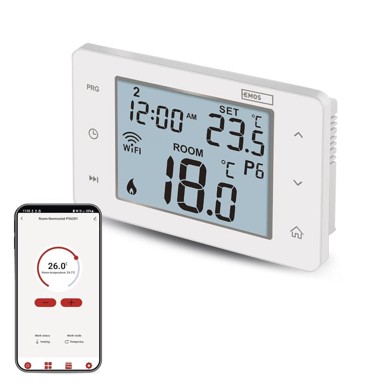EMOS Pametni sobni termostat GoSmart, Wi-Fi, za grijanje i hlađenje