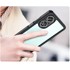 Hibridna maskica za Oppo A58 4G Fusion, prozirna / crna